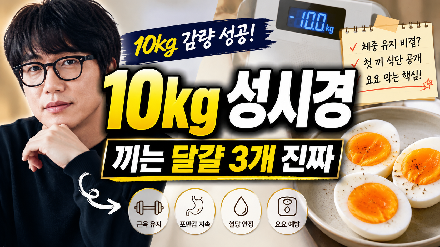 10kg 뺀 성시경 첫 끼는 달걀 3개…진짜 요요 막는 식단일까?