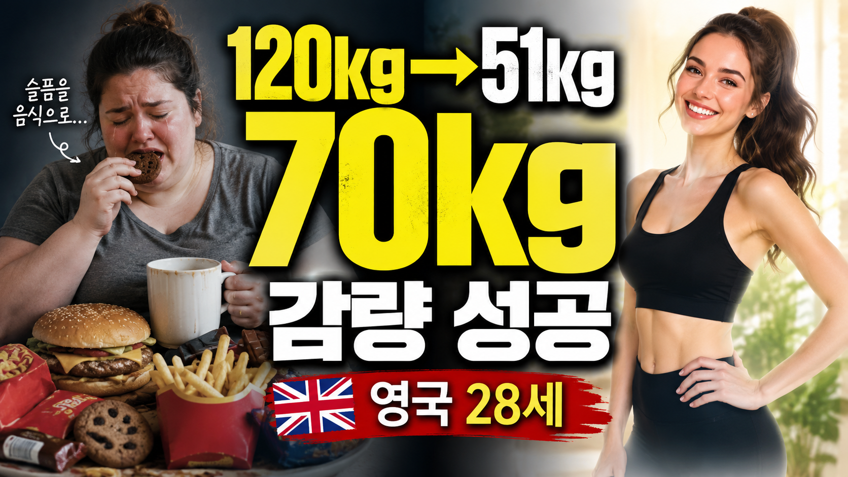 “120kg→51kg, 70kg 감량 성공”…영국 28세 여성의 인생