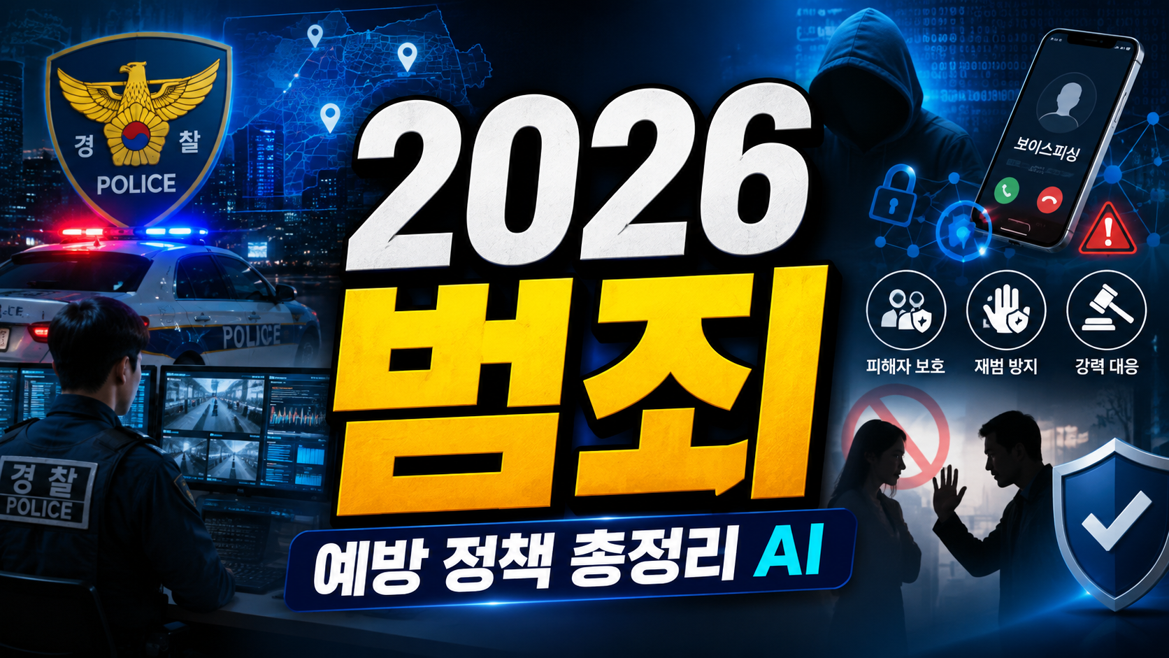 2026 범죄 예방 정책 총정리…AI 치안·수사 인력 확대부터 피해자