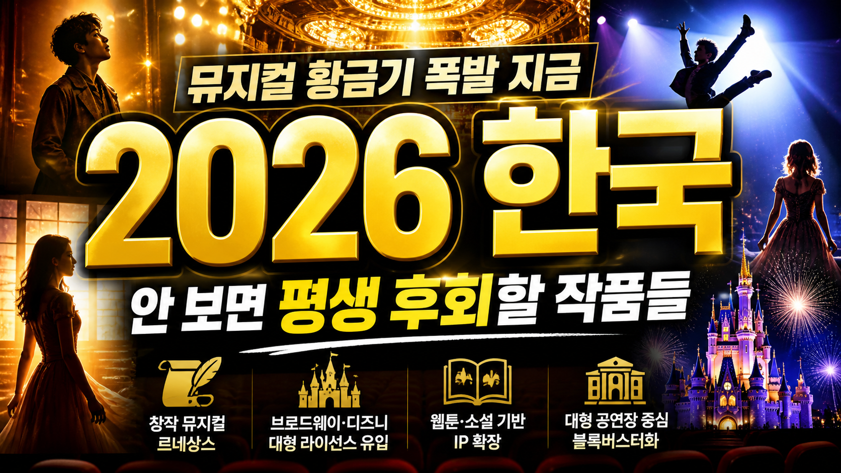 2026 한국 뮤지컬 황금기 폭발…지금 안 보면 평생 후회할 작품들