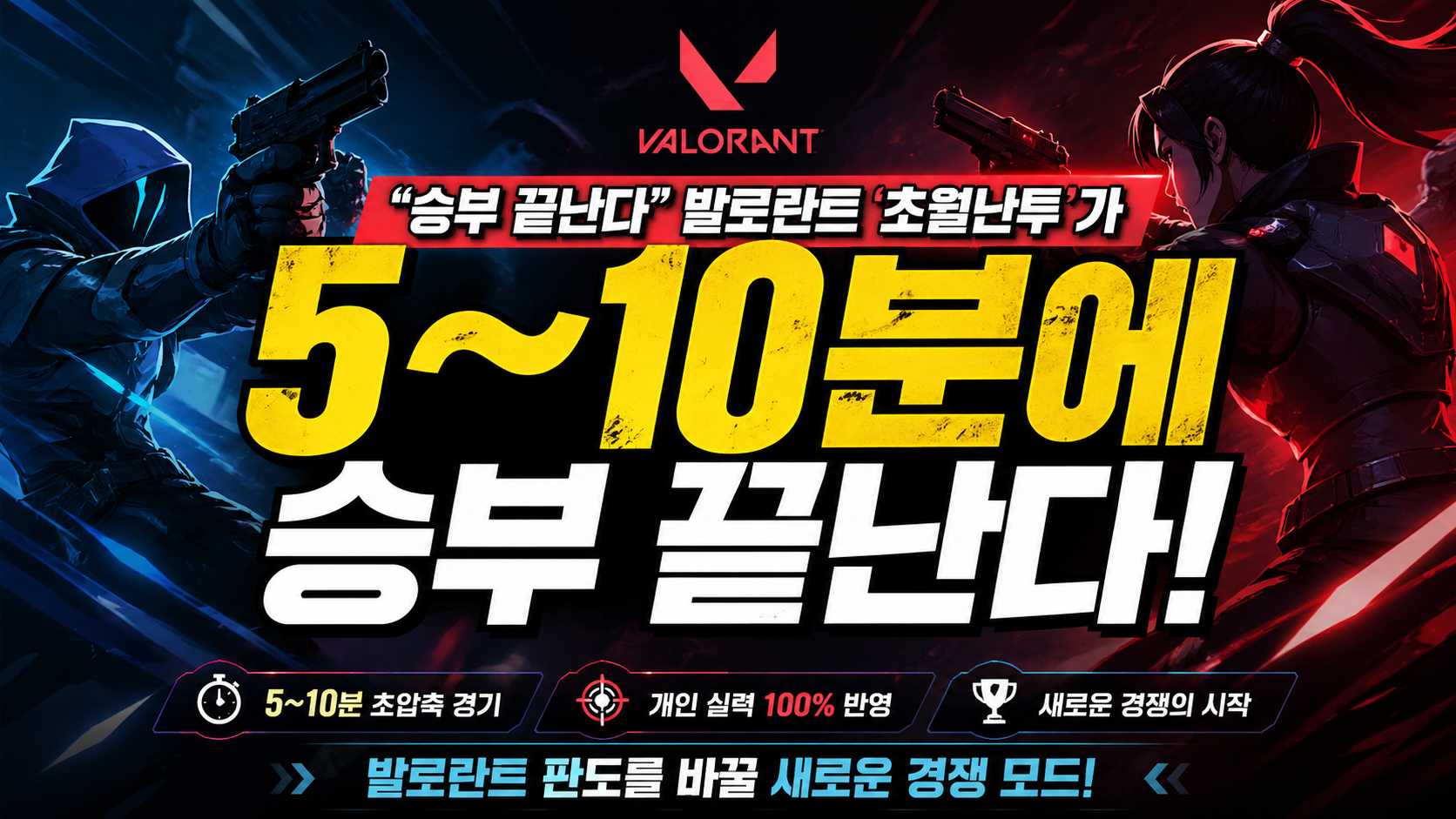 “5~10분에 승부 끝난다”…발로란트 ‘초월난투’가 게임 판도를 바꾸는