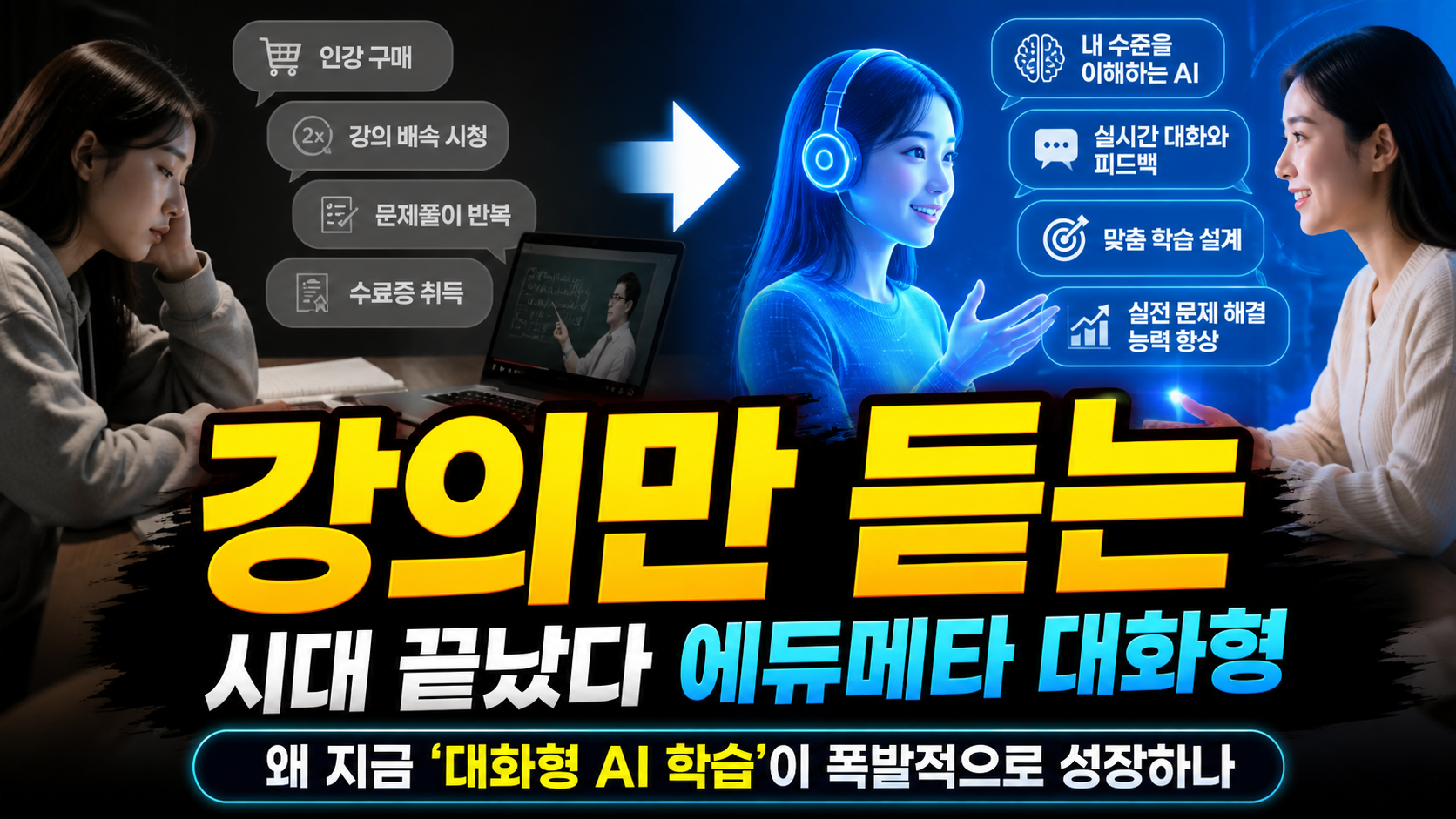 강의만 듣는 시대 끝났다...에듀메타, 대화형 AI 언어학습 플랫폼