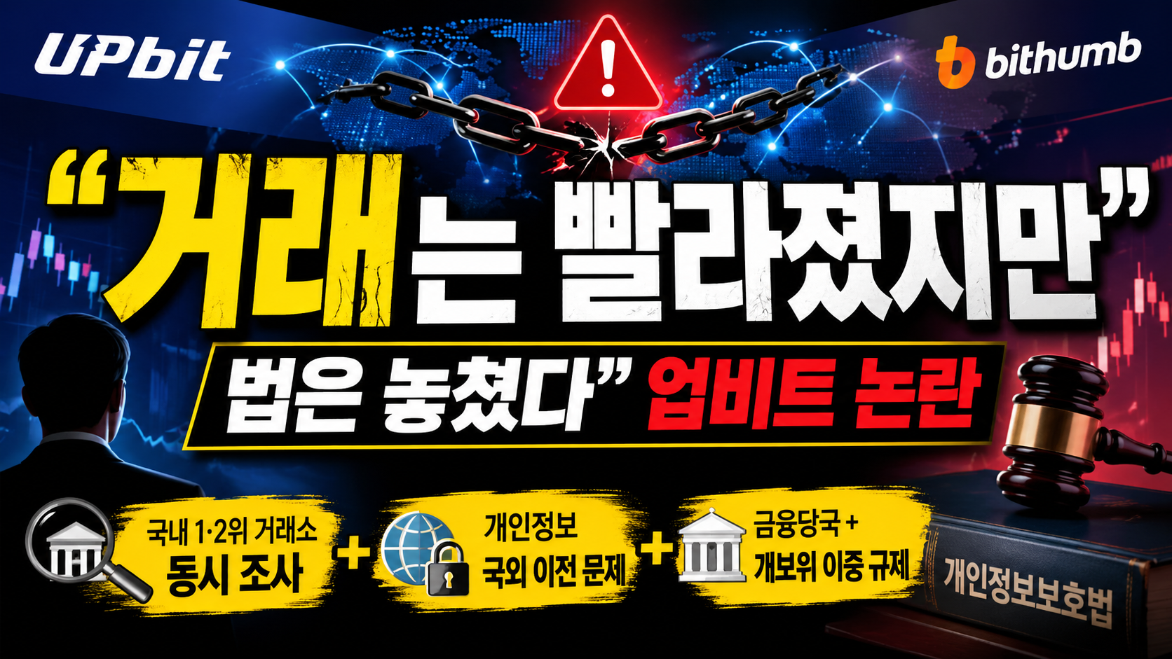 “거래는 빨라졌지만 법은 놓쳤다”…업비트 논란, 지금 반드시 알아야 할