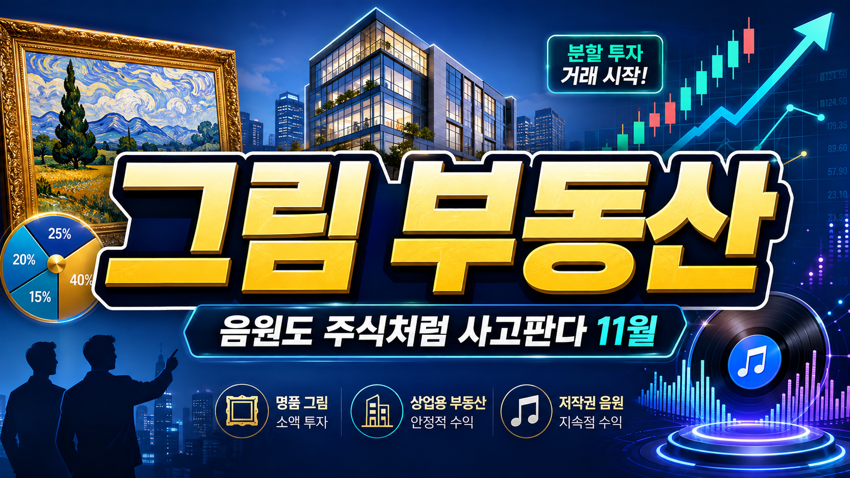 그림·부동산·음원도 주식처럼 사고판다…11월 16일 ‘조각투자 시장’
