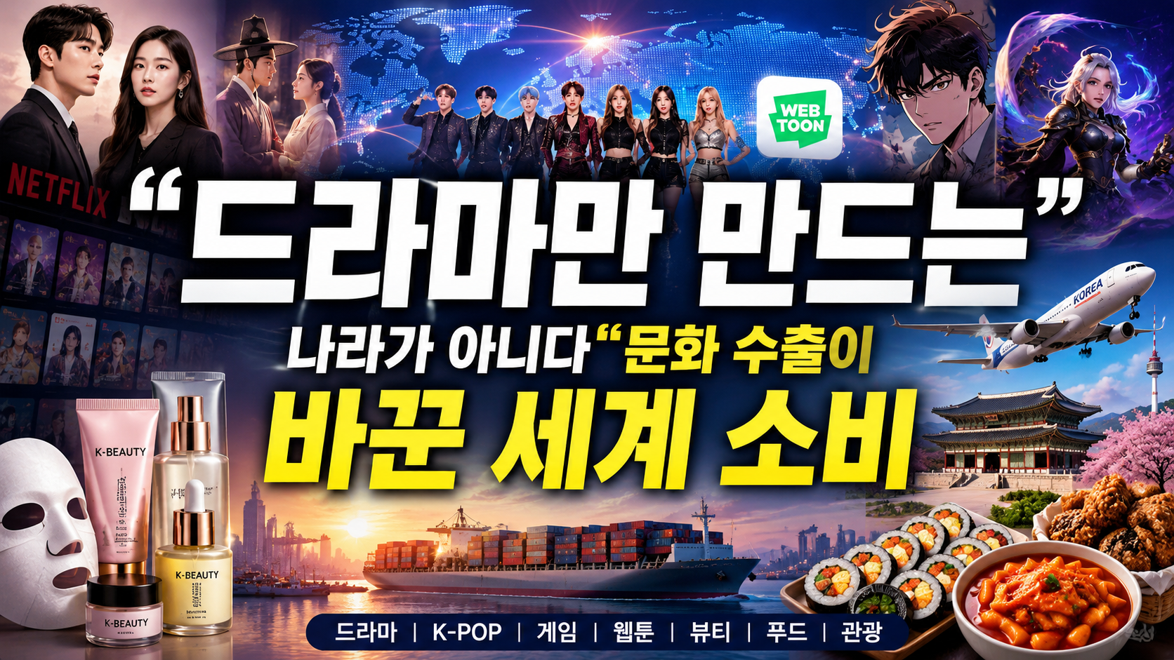 “드라마만 잘 만드는 나라가 아니다”…K-문화 수출이 바꾼 세계 소비의