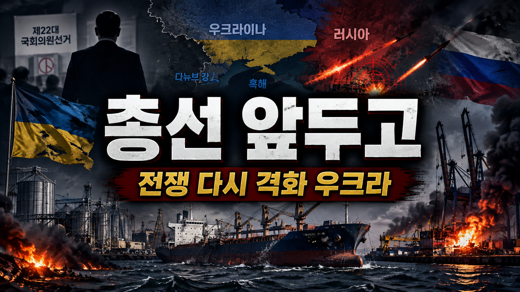 러 총선 앞두고 전쟁 다시 격화…우크라 흑해·다뉴브항 공격, 곡물길과