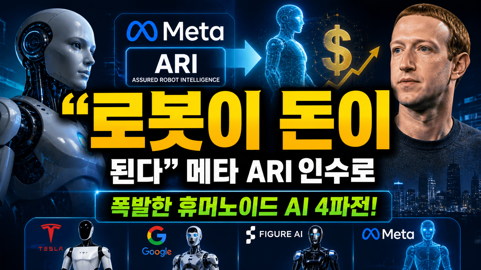 “로봇이 돈이 된다”…메타 ARI 인수로 폭발한 휴머노이드 AI
