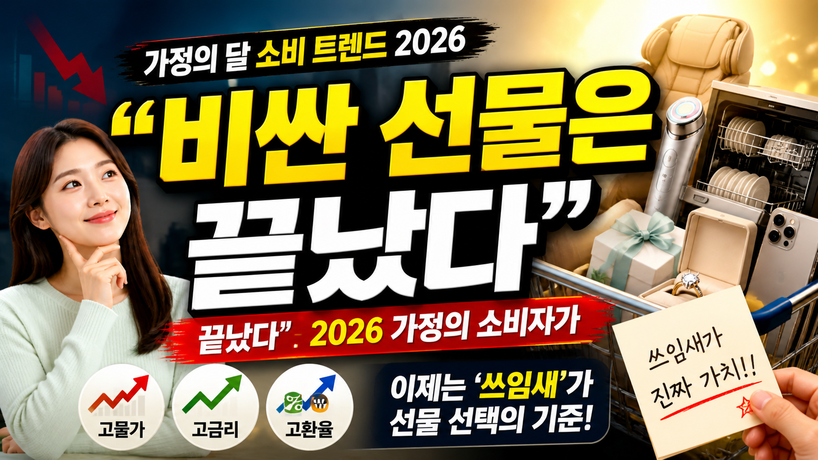 “비싼 선물은 끝났다”…2026 가정의 달, 소비자가 ‘쓰임새’에 꽂힌