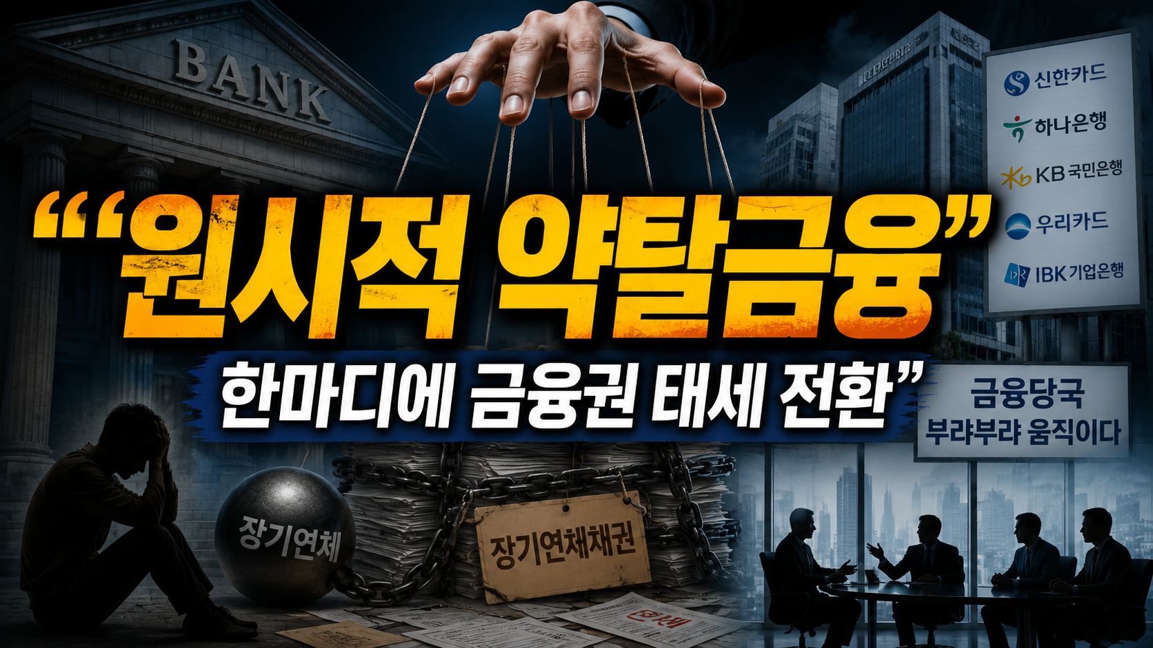 “‘원시적 약탈금융’ 한마디에 금융권 태세 전환”…신한카드·하나은행이