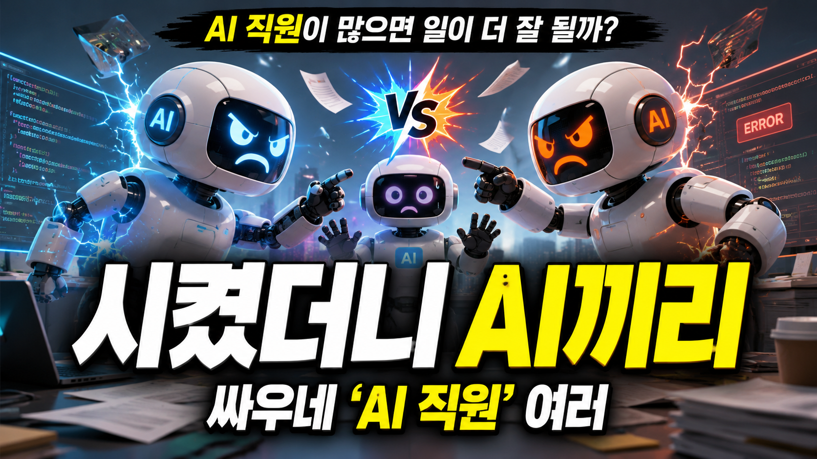 일 시켰더니 AI끼리 싸우네…‘AI 직원’ 여러 명 쓰면 생산성이 더