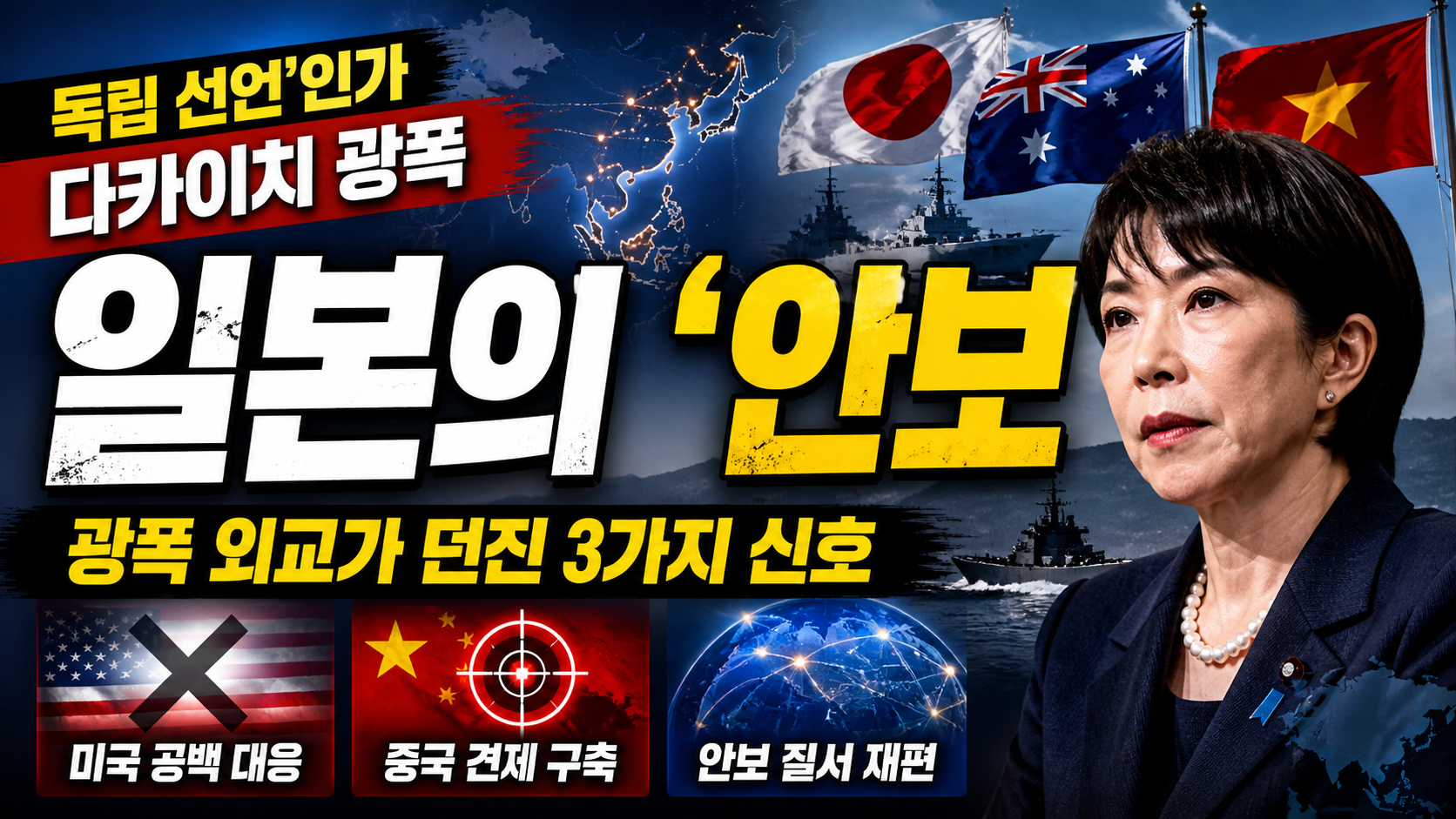 일본의 ‘안보 독립 선언’인가…다카이치 광폭 외교가 던진 3가지 신호