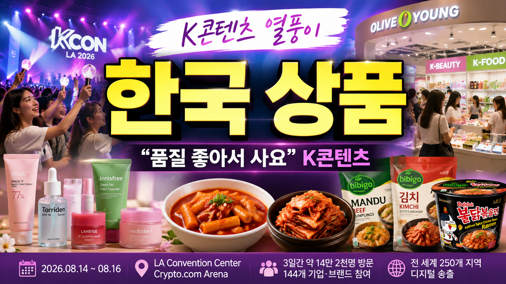 “한국 상품, 품질 좋아서 사요”…K콘텐츠 열풍이 K뷰티·K푸드 ‘실제